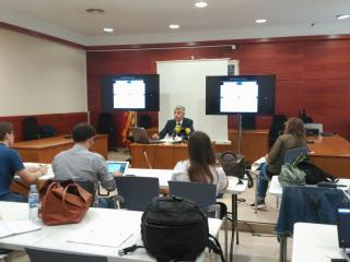 El presidente de la Audiencia de Barcelona, Antonio Recio, presenta la Memoria Judicial 2016 de la Audiencia Provincial